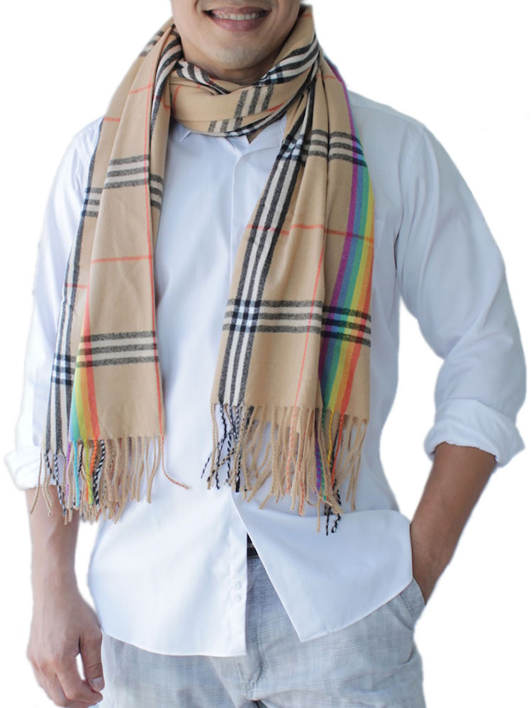 Men's Brown Scarf