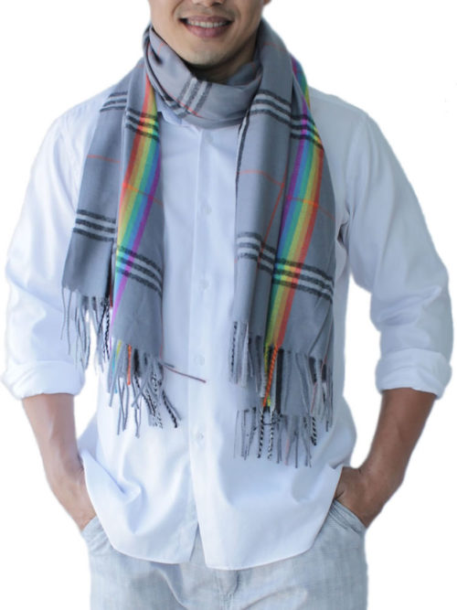 Men's Grey Scarf