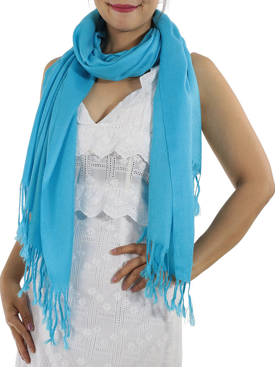 Light Blue Pashmina