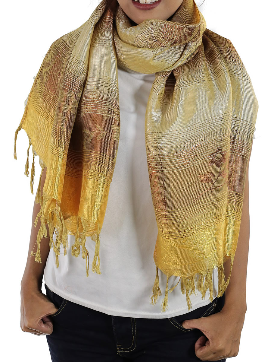 Traditional Thai Gold Scarf x1: image 3