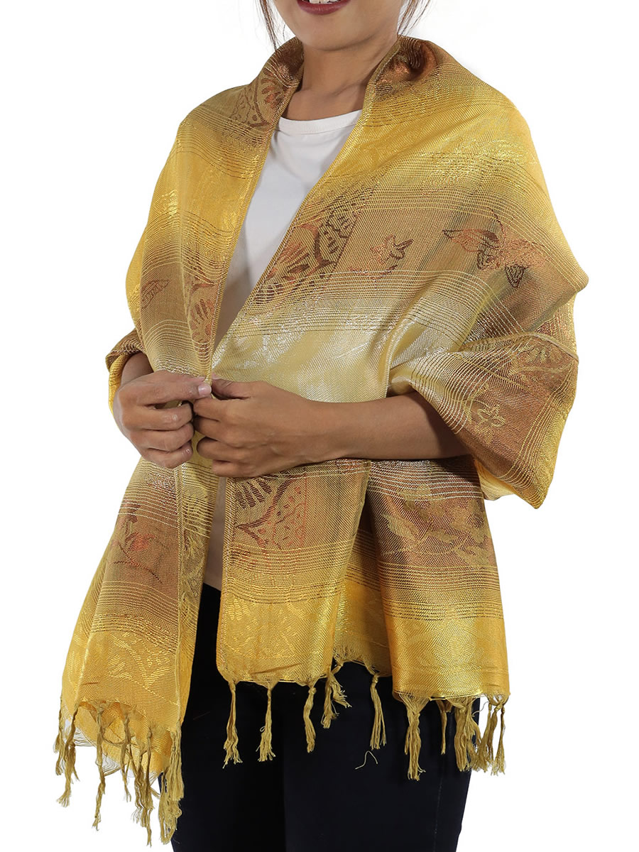 Traditional Thai Gold Scarf x1: image 4