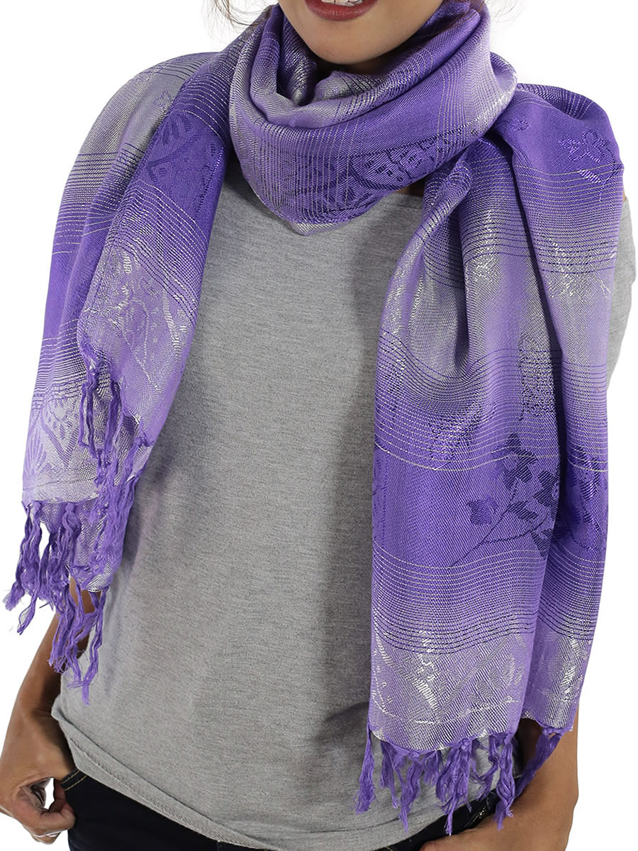 Traditional Thai Lavender Scarf x9: image 3