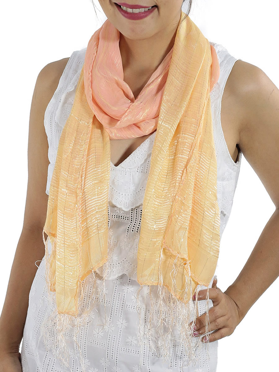 Baby Pink Silk Scarf: image 2