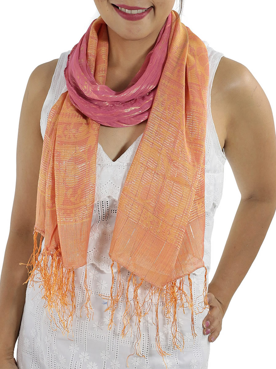 Rose Silk Scarf: image 4