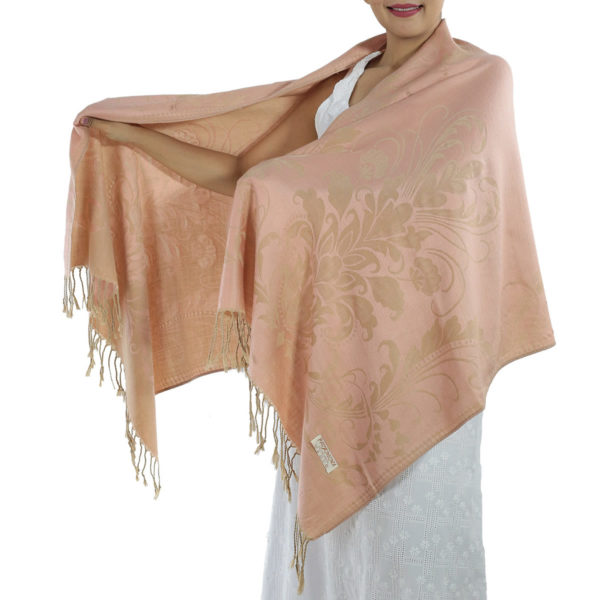 buy pink pashmina scarf